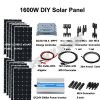 1600w diy solar energy system for home use